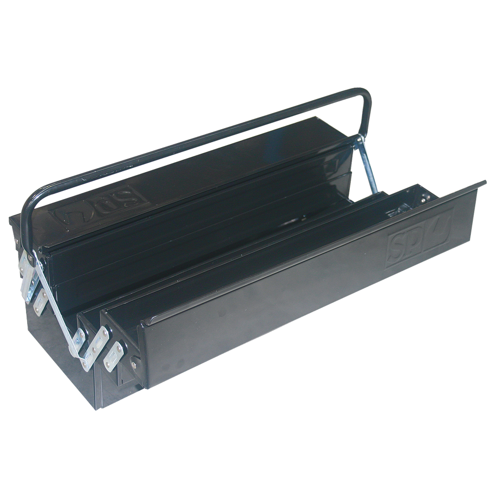 TOOL BOX - CANTILEVER 22L 5 TRAY BLACK