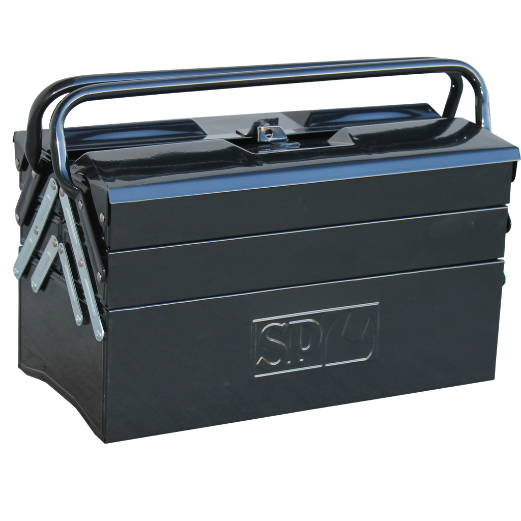 TOOL BOX - CANTILEVER 15L 5 TRAY BLACK