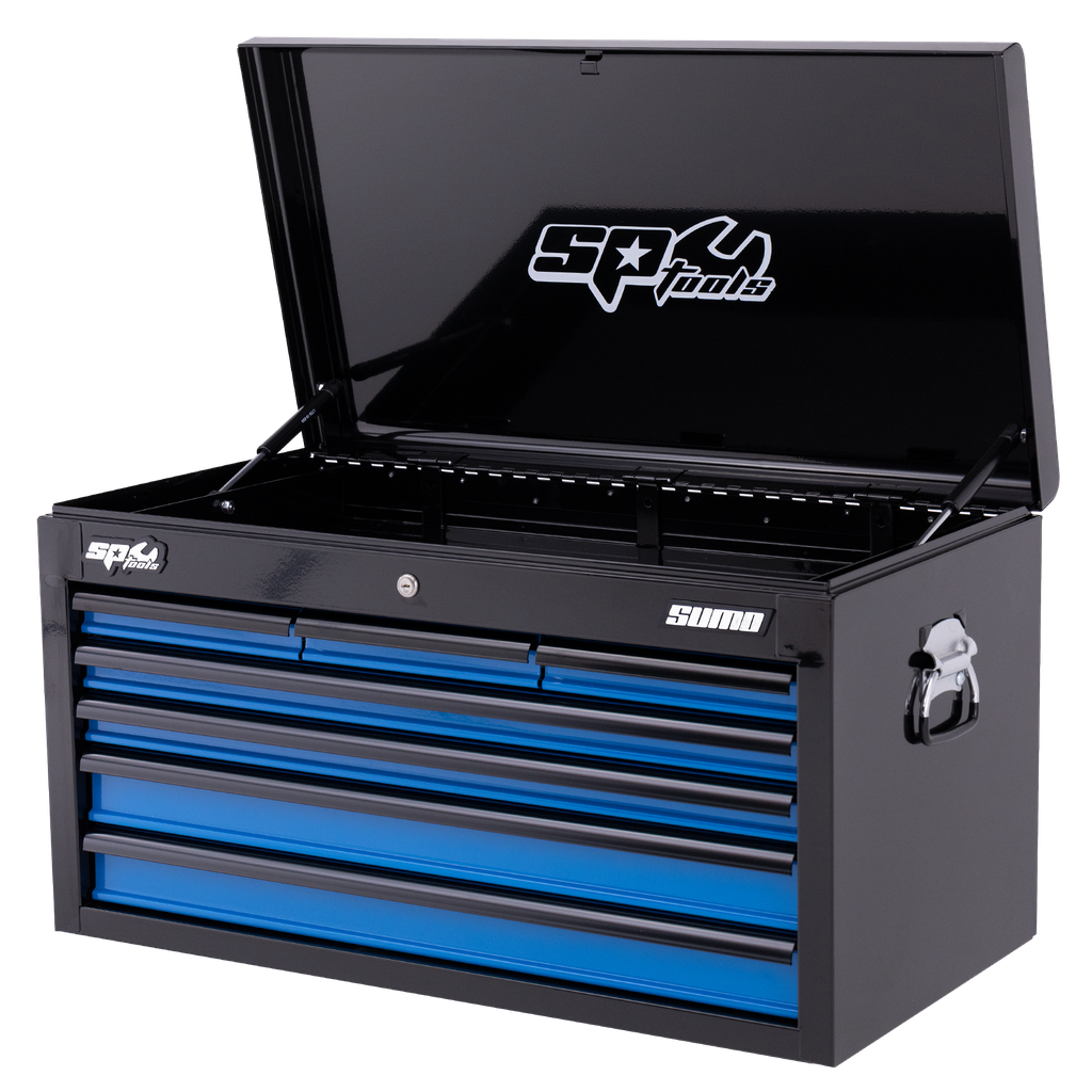 TOOL BOX - SUMO SERIES 7 DRAWER BLACK/BLUE