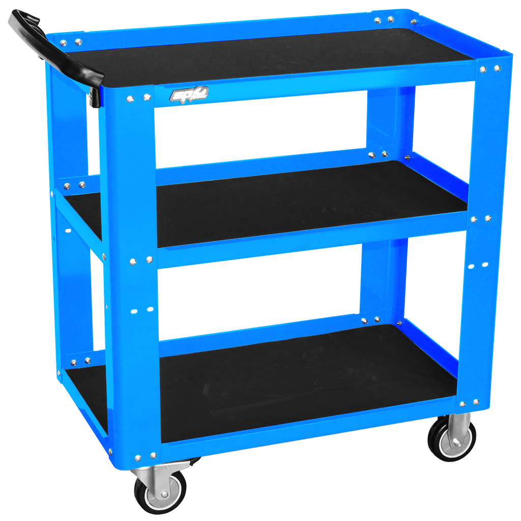 TOOL TROLLEY - PROFFESIONAL SERVICE 3 SHELF BLUE