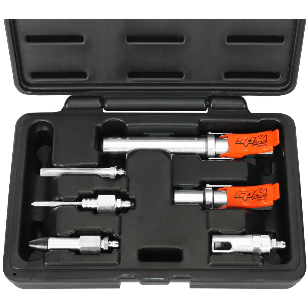 [SP65140] LUBRICATION - GREASE GUN 6 PCE QUICK RELEASE KIT