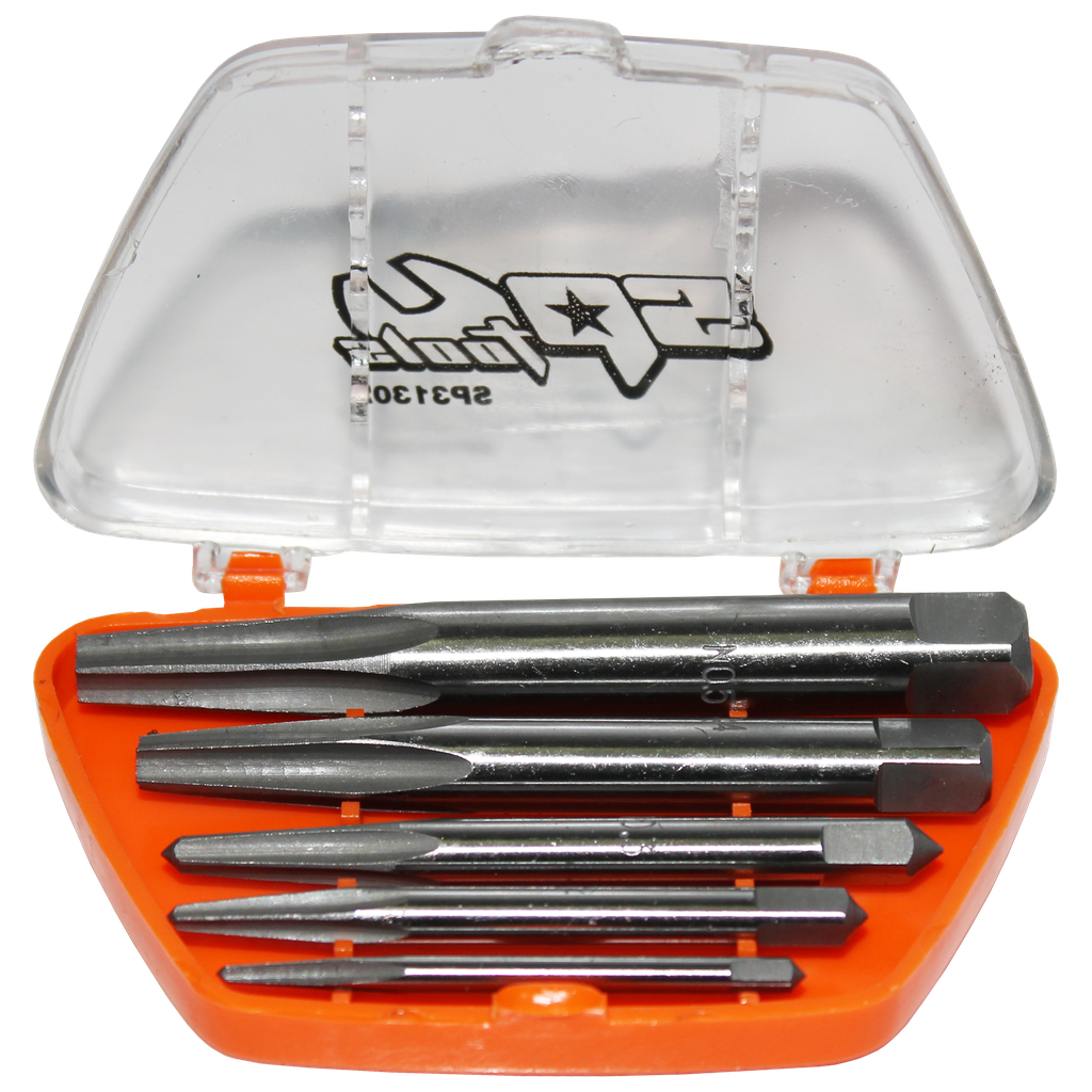 THREAD & STUD REPAIR - SCREW EXTRACTOR 5PCE "SQUARE" SET