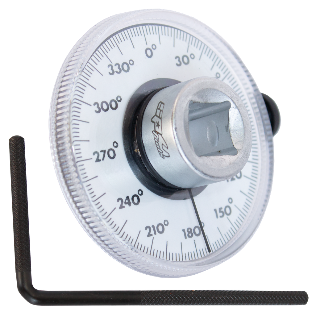 MEASURING - TORQUE ANGULAR GUAGE 1/2"DR 360 SCALE