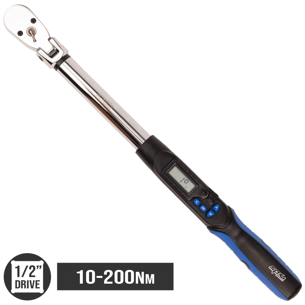 MEASURING - TORQUE WRENCH DIGITAL 1/2"DR FLEX HEAD
