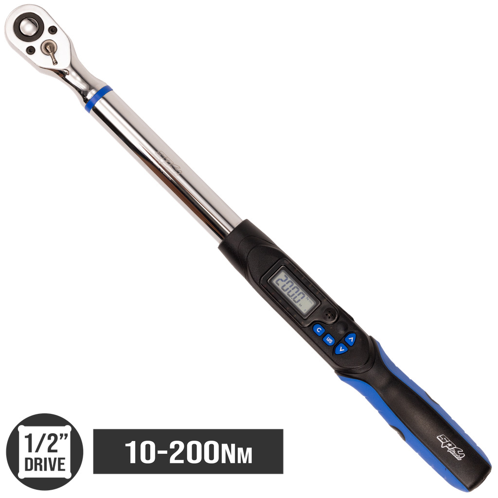 MEASURING - TORQUE WRENCH DIGITAL 1/2"DR 40-200NM