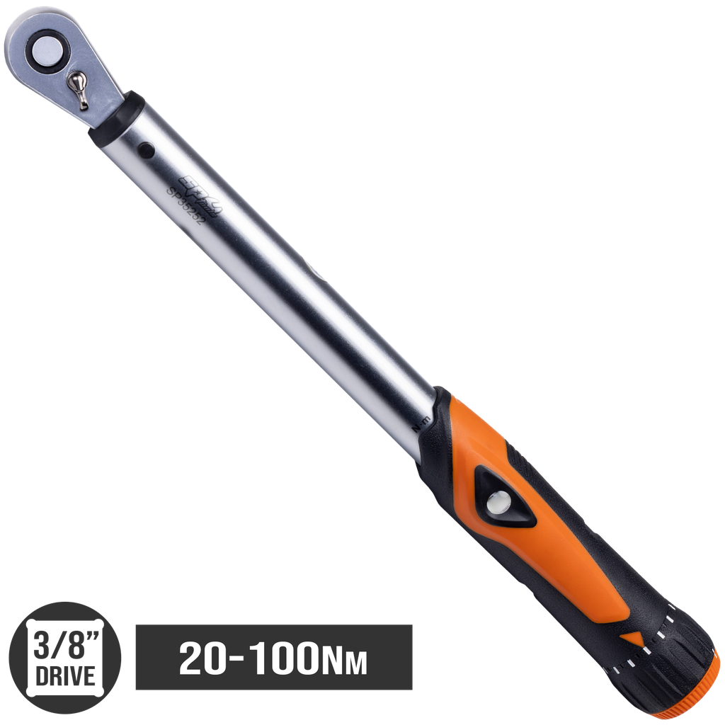MEASURING - TORQUE MICROMETER WRENCH 3/8"DR 400MM LONG
