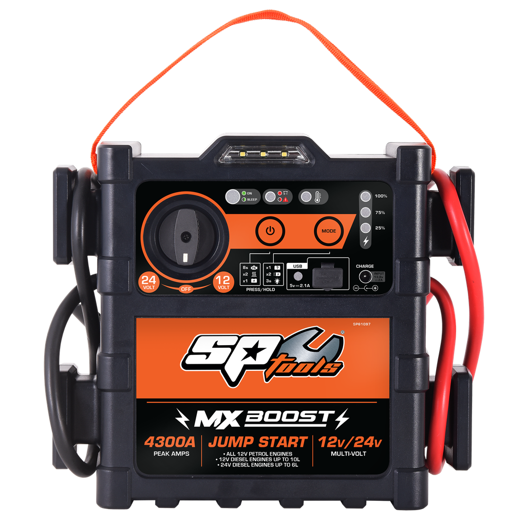 [SP61097] BATTERY SERVICE - COMMERCIAL JUMP STARTER 12/24V 4300A