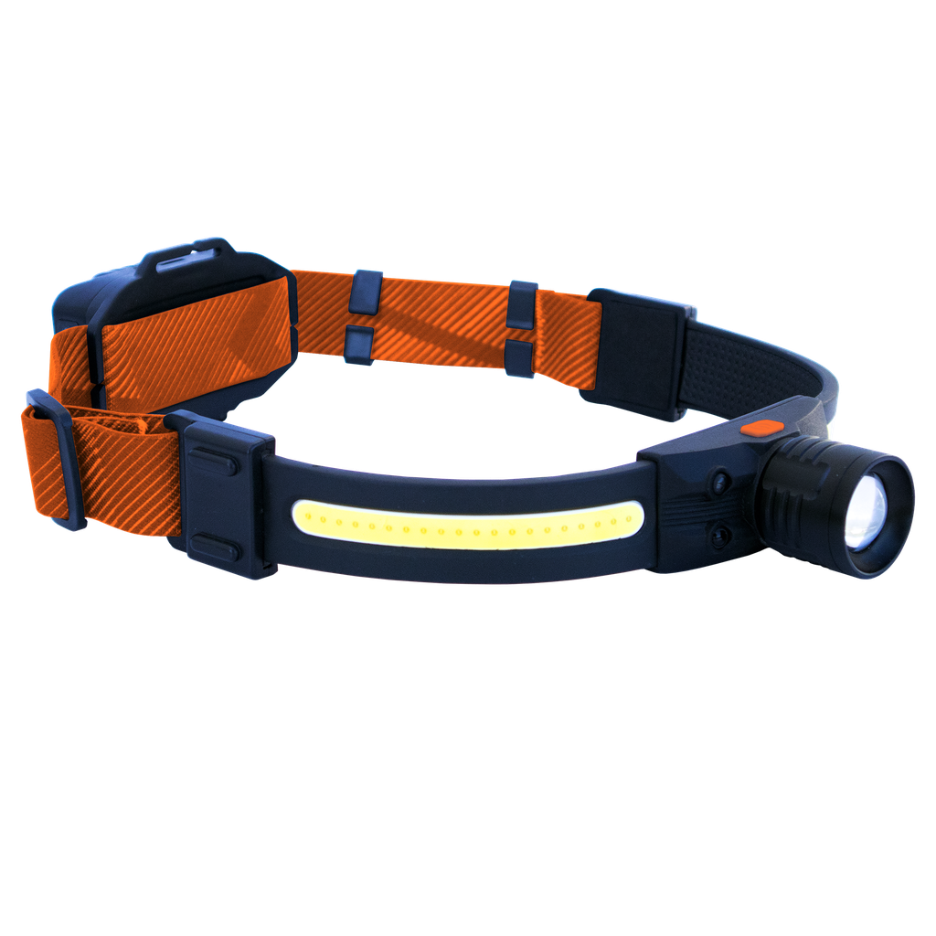 [SP81459] LIGHTING - DUAL SLIMLINE HEADLAMP 150-500 LUMEN (4 MODES)