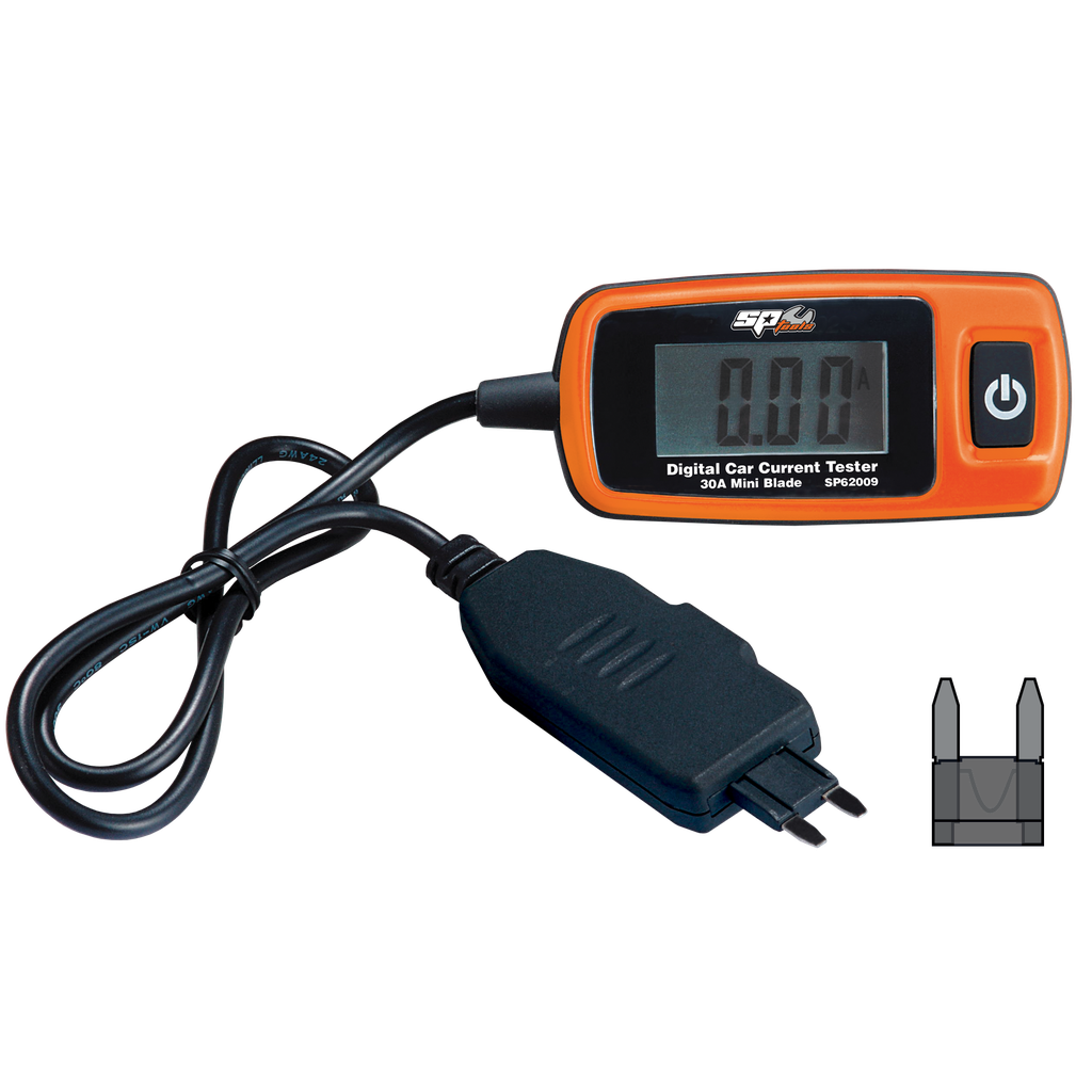 [SP62009] AUTO ELECTRICAL - CURRENT TESTER DIGITAL 30A MINI-BLADE