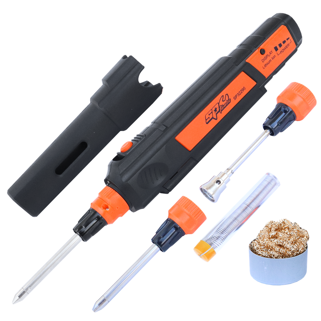[SP32295] AUTO ELECTRICAL - SOLDERING IRON KIT CORDLESS LITHIUM 8.4V 90W