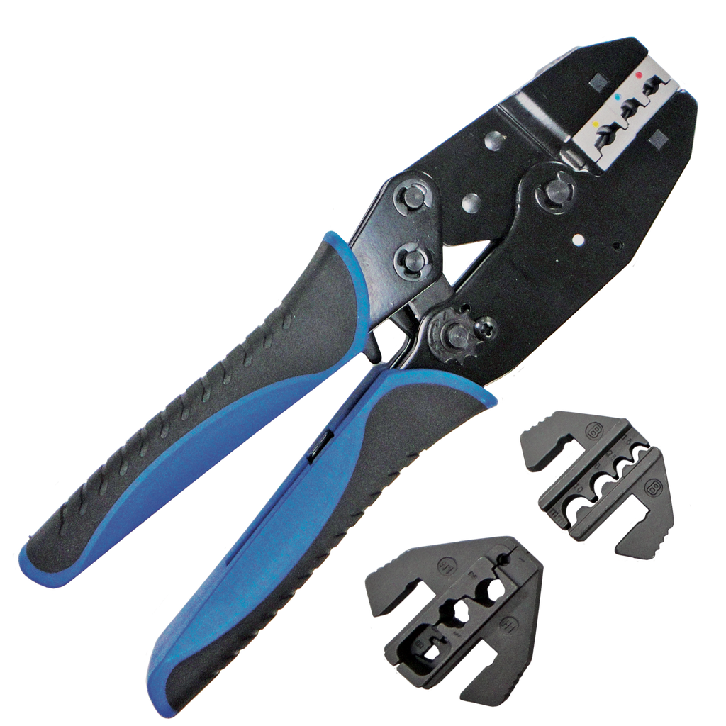 [SP32287] AUTO ELECTRICAL - RATCHET CRIMPER QUICK CHANGE 4PC KIT