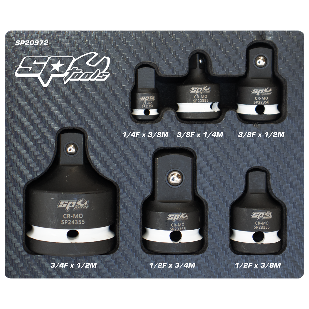 [SP20972] SOCKET IMPACT ACCESSORIES - ADAPTER 6PC SET