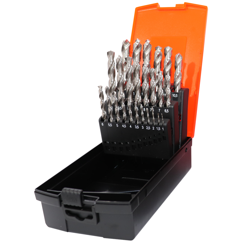 [SP31391] CUTTING TOOLS - HSS DRILL BITS HIGH SPEED STEEL METRIC - 25PC SET