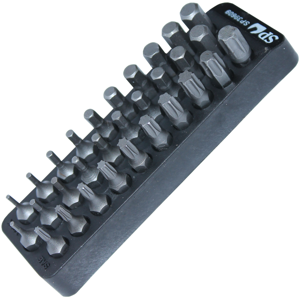 [SP39609] BIT SET -  METRIC/SAE HEX & TORX - 30PC SET