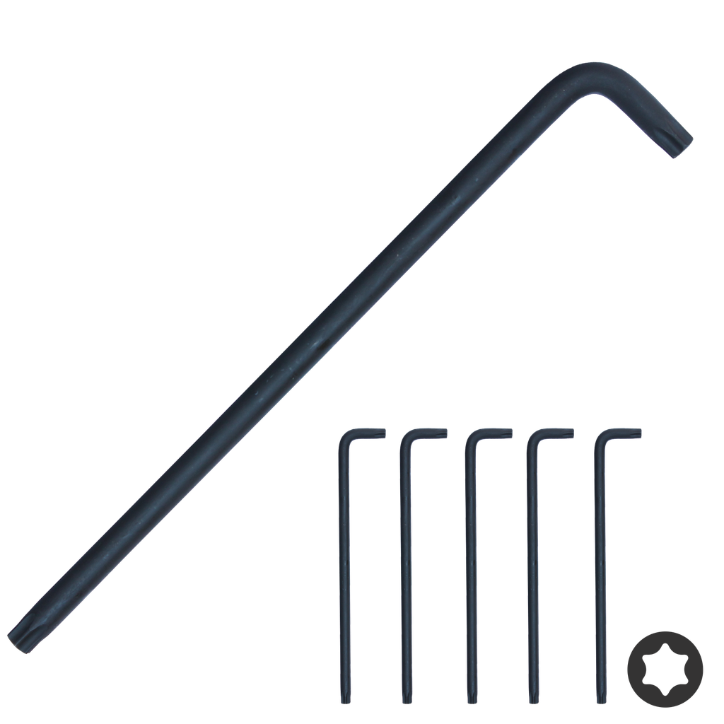 KEY SET - TORX BLACK - T40 (PK5)