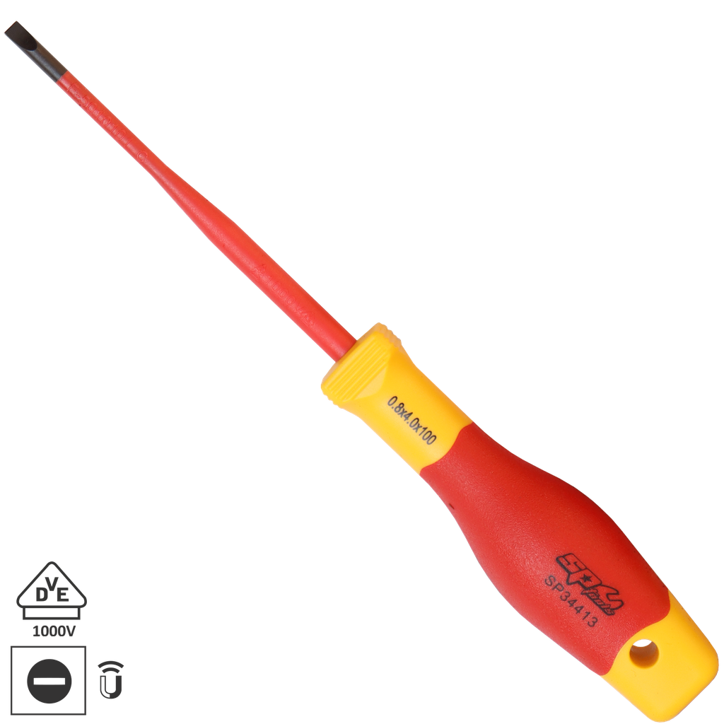 [SP34414] SCREWDRIVER - SLOTTED VDE INSULATED 5.5X125MM