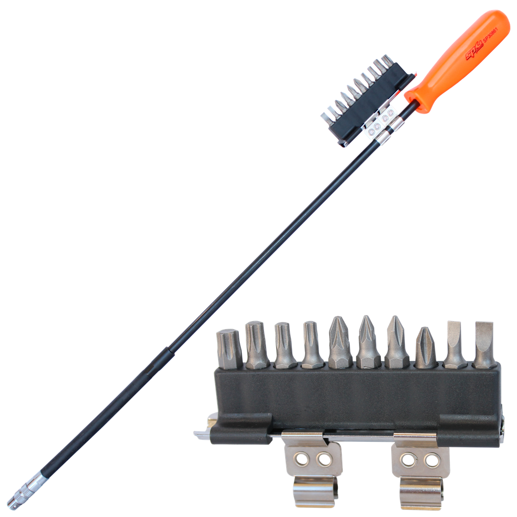 [SP30861] BIT SET - HALF FLEXIBLE HOSE NUT DRIVER - 11PC SET