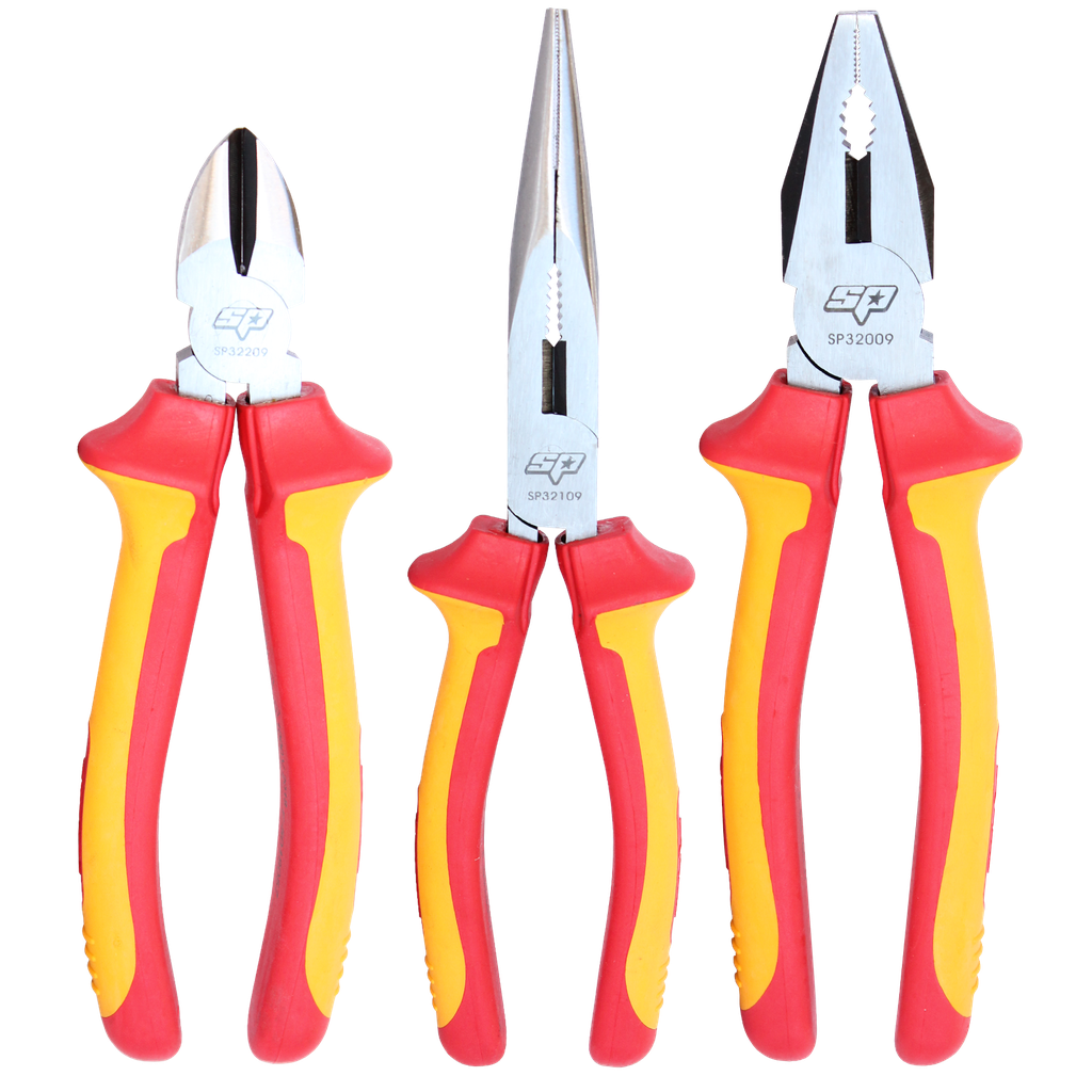 [SP32909] PLIERS & CUTTERS - VDE INSULATED 3PC SET
