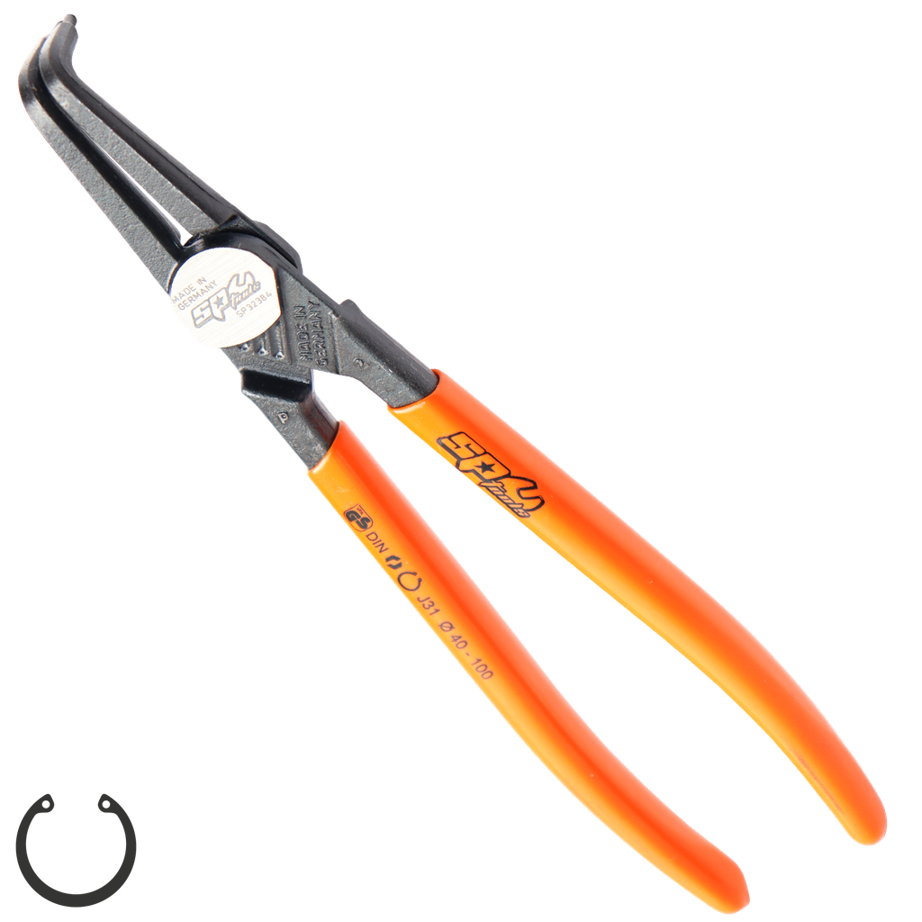 [SP32384] PLIERS & CUTTERS - HD CIRCLIP INTERNAL BENT (40-100MM) PRECISION 215MM