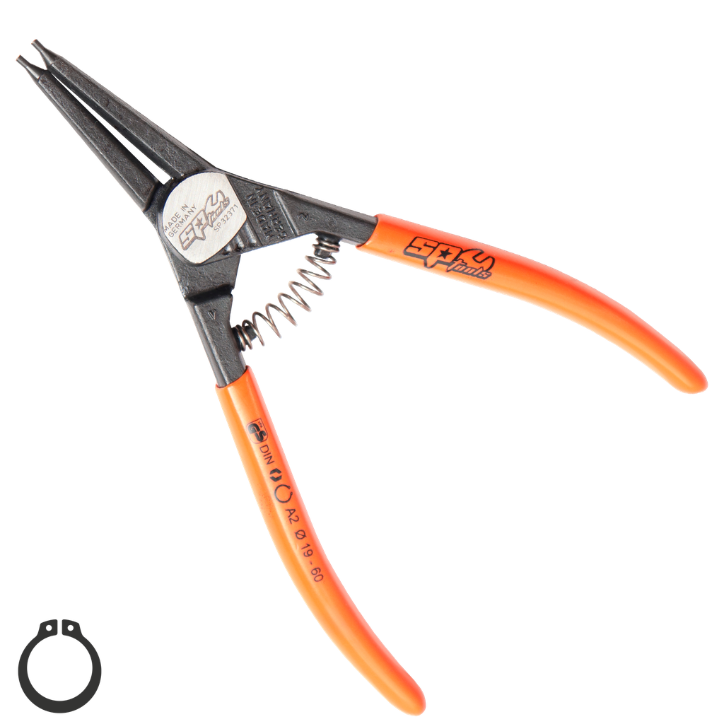 [SP32371] PLIERS & CUTTERS - HD CIRCLIP EXTERNAL STRAIGHT (19-60MM) PRECISION 175MM