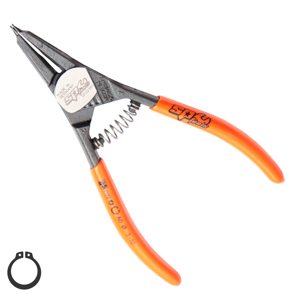 [SP32351] PLIERS & CUTTERS - HD CIRCLIP EXTERNAL STRAIGHT (3-10MM) PRECISION 135MM