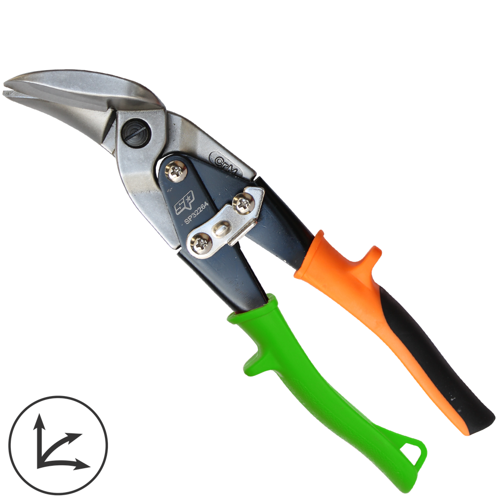 [SP32264] PLIERS & CUTTERS - AVIATION SNIPS OFFSET H/D - RIGHT CUT