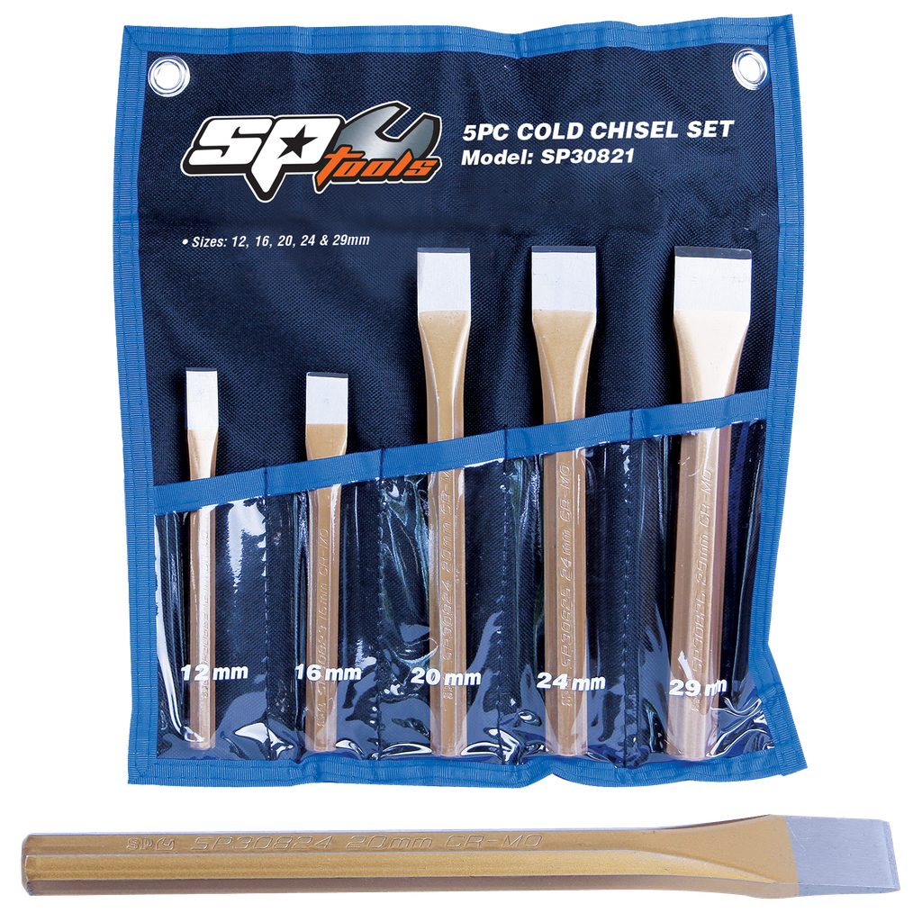 [SP30821] STRIKING TOOLS - COLD CHISEL 5PC SET