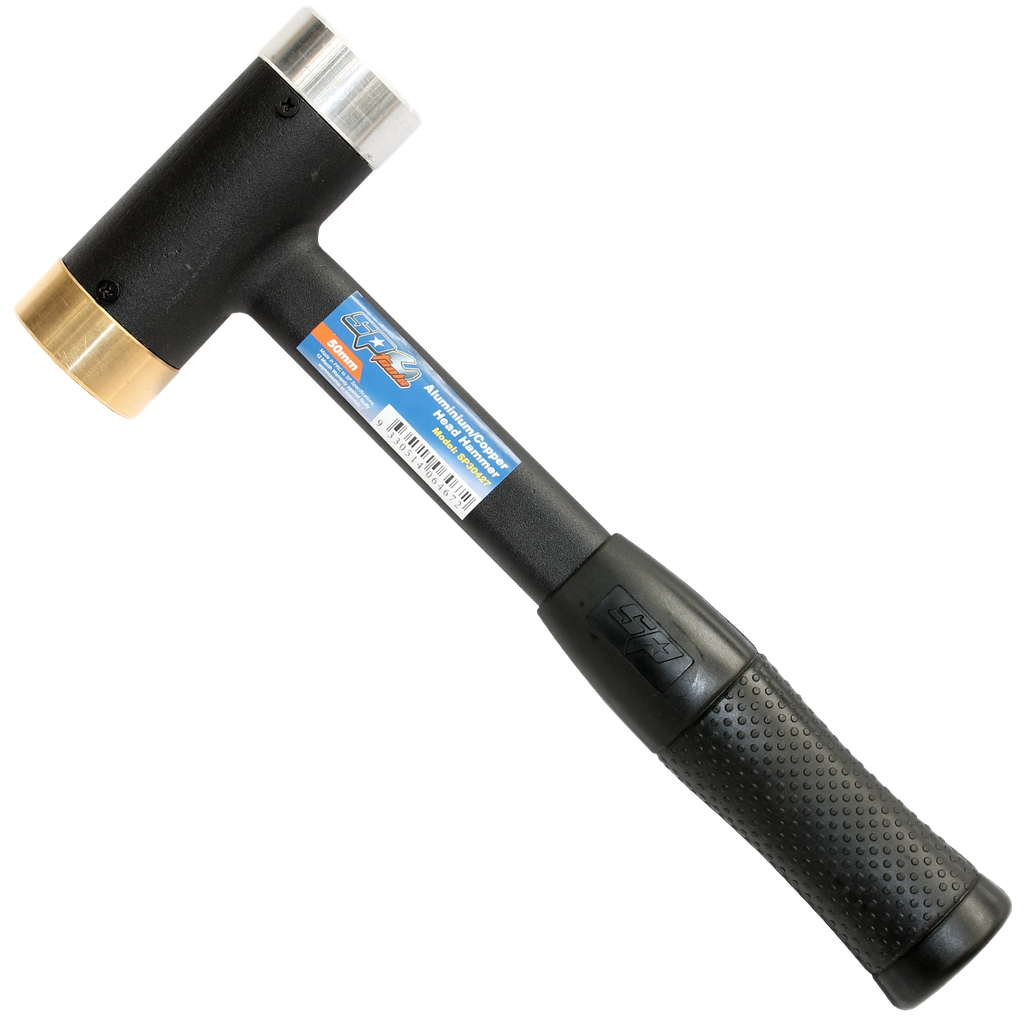 STRIKING TOOLS - HAMMER DUAL HEAD ALUM. & BRASS - 40MM