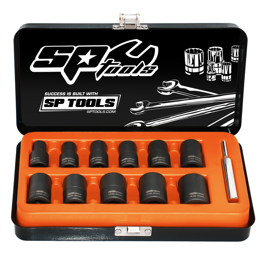 [SP31260] SOCKET SET IMPACT TWIST 3/8DR 12PC METRIC