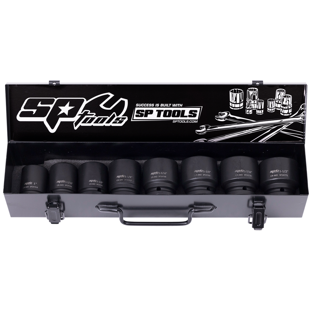 [SP20415] SOCKET SET IMPACT 3/4DR 6PT 8PC SAE
