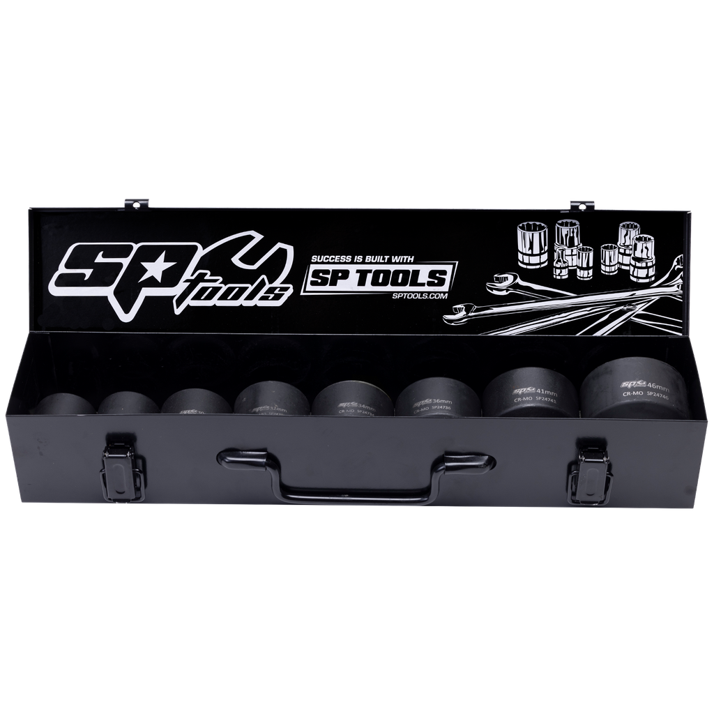 [SP20410] SOCKET SET IMPACT 3/4DR 6PT 8PC METRIC