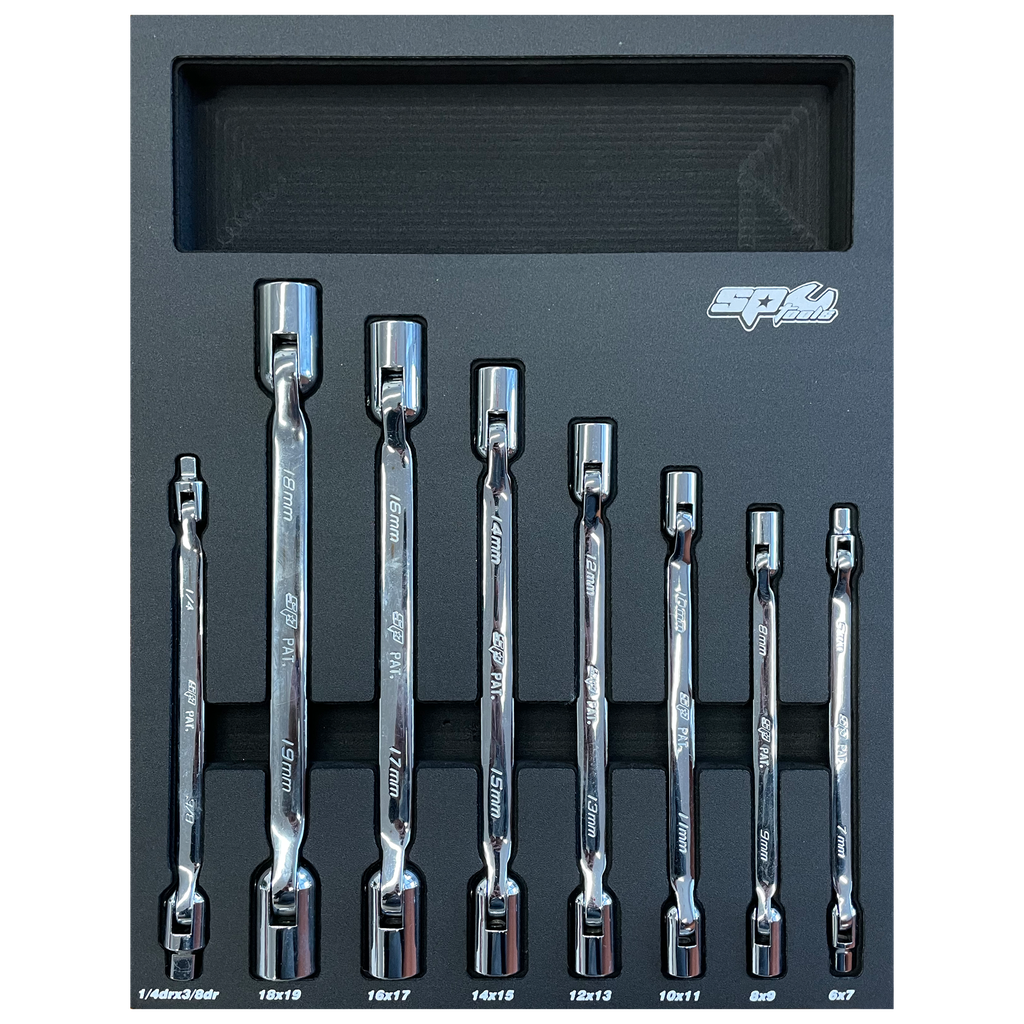 SOCKET SET 8PC FLEX WRENCH
