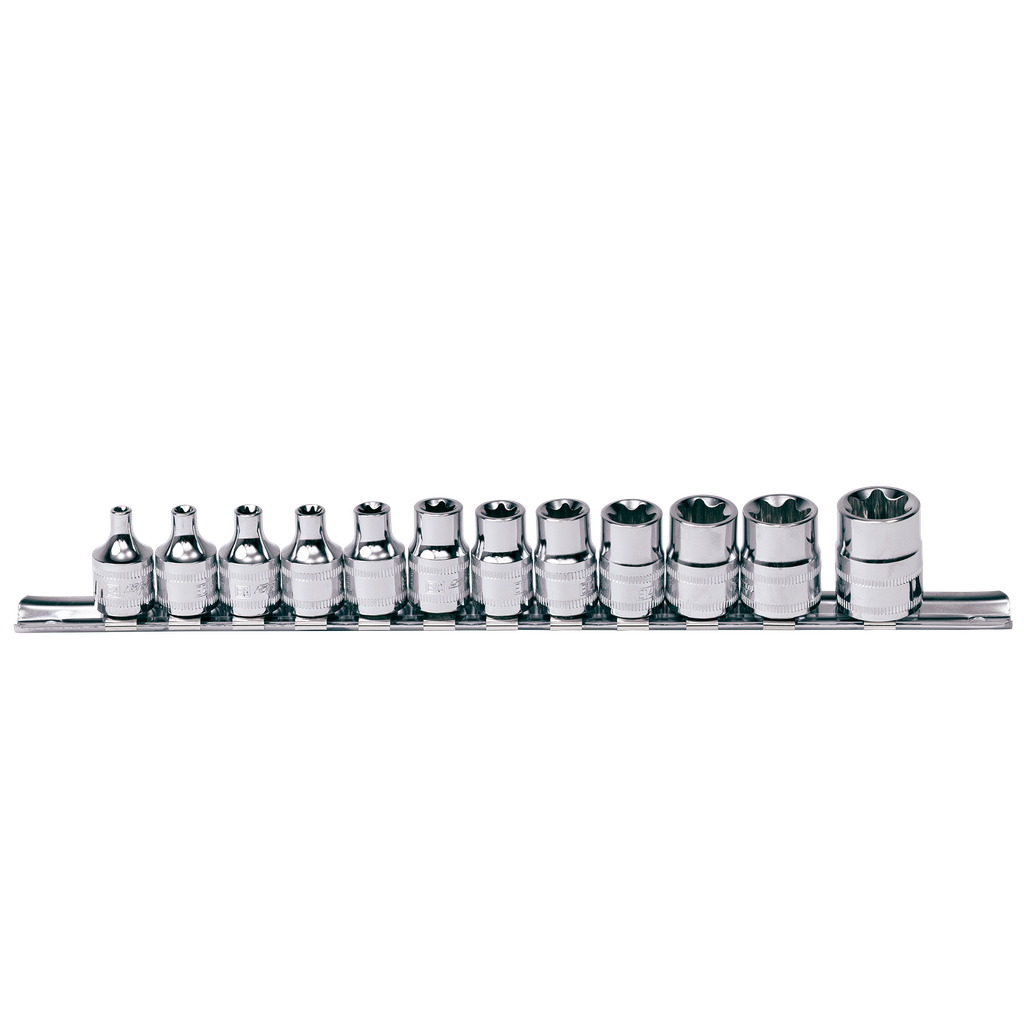 [SP20550] SOCKET RAIL - 3/8" DR 12PC E TORX