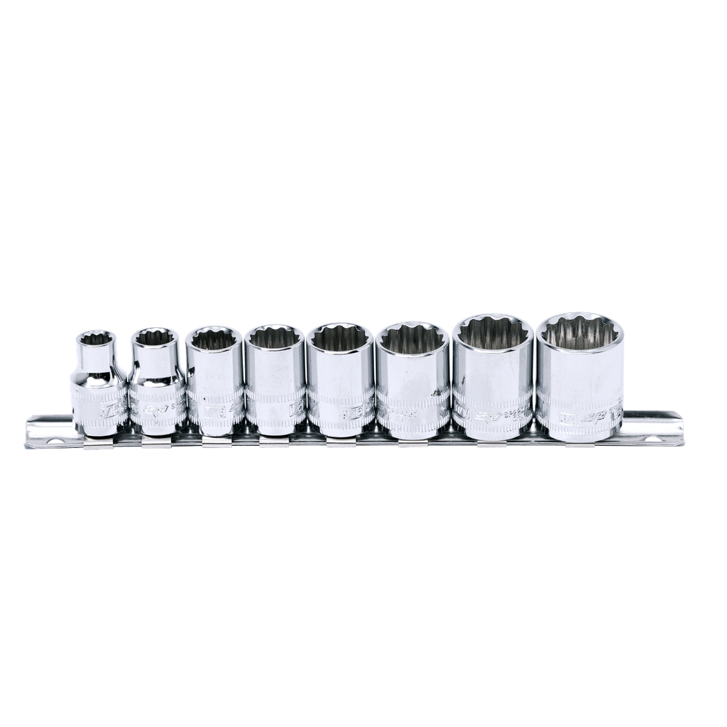 [SP20231] SOCKET RAIL - 3/8DR 12PT 8PC SAE