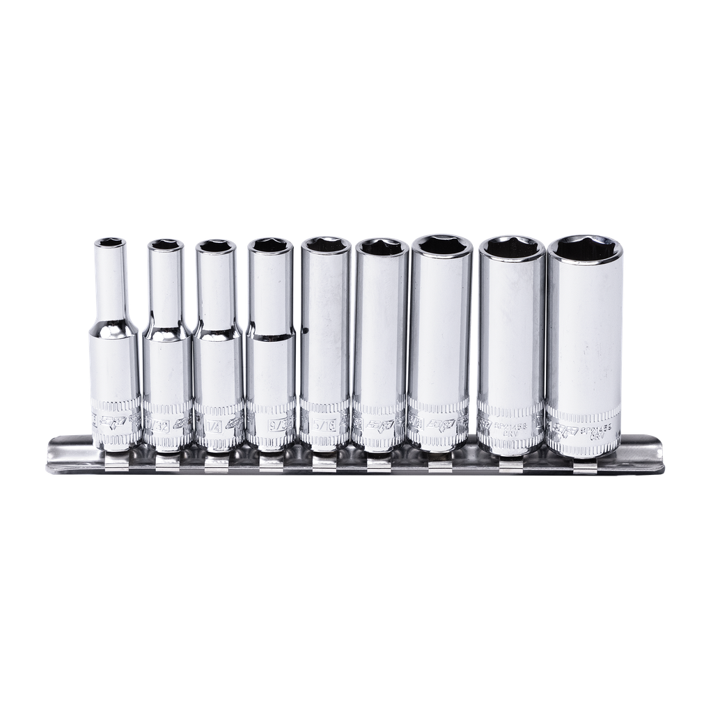 [SP20141] SOCKET RAIL - 1/4DR 6PT DEEP 9PC SAE