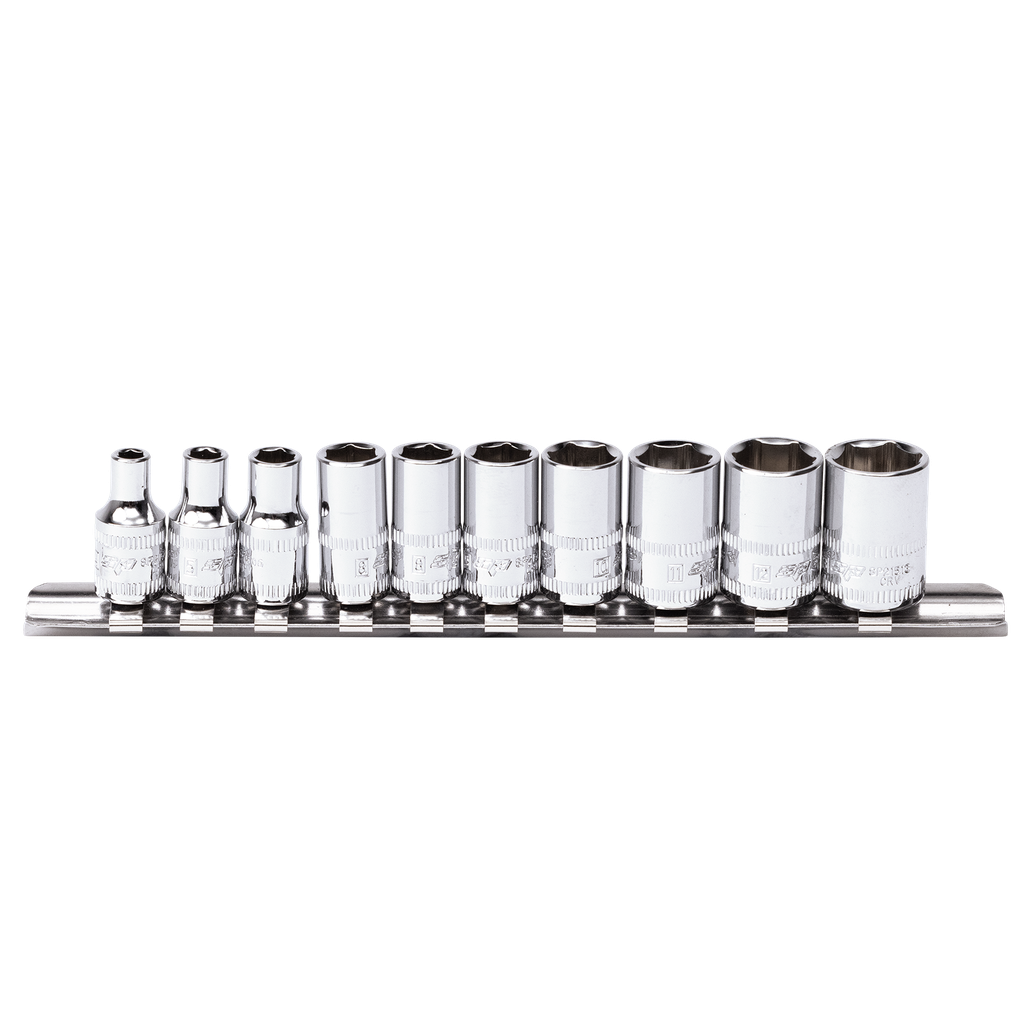 [SP20132] SOCKET RAIL - 1/4DR 6PT 10PC METRIC