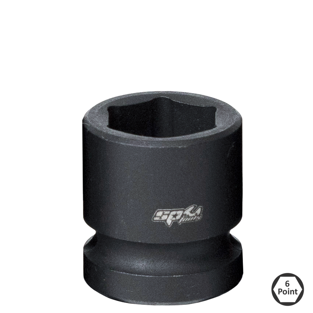 SOCKET IMPACT STUBBY METRIC  1/2"DR 6PT 21MM