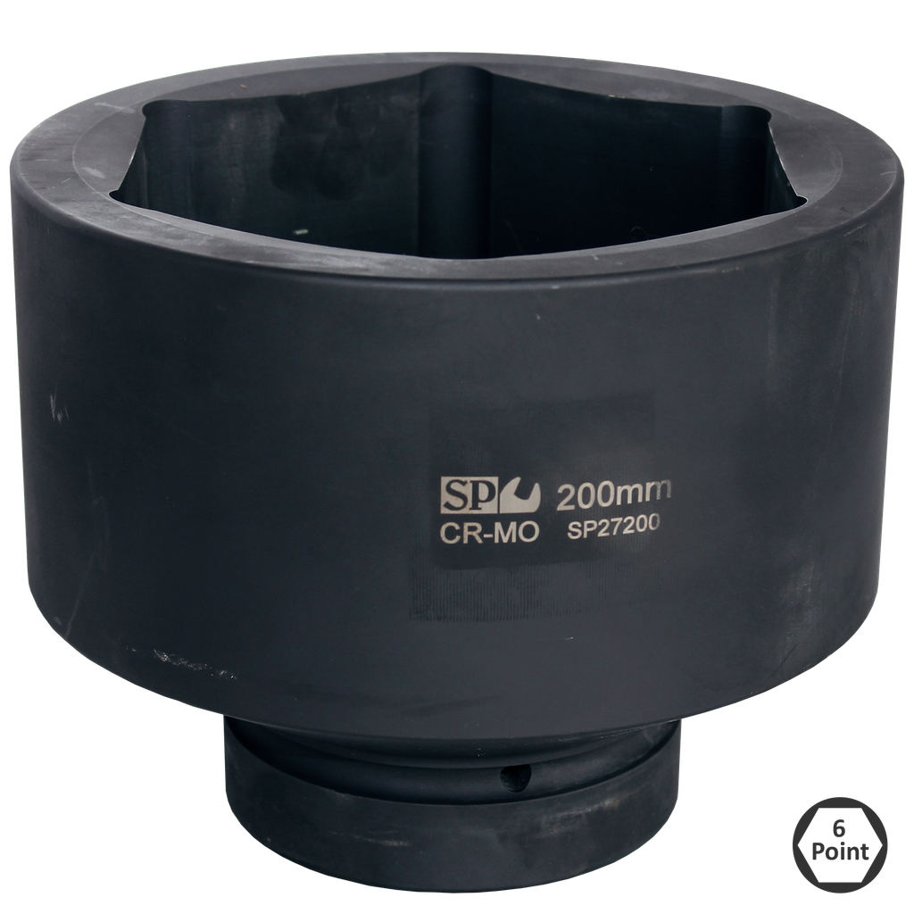SOCKET IMPACT 2-1/2"DR 6PT METRIC 76MM