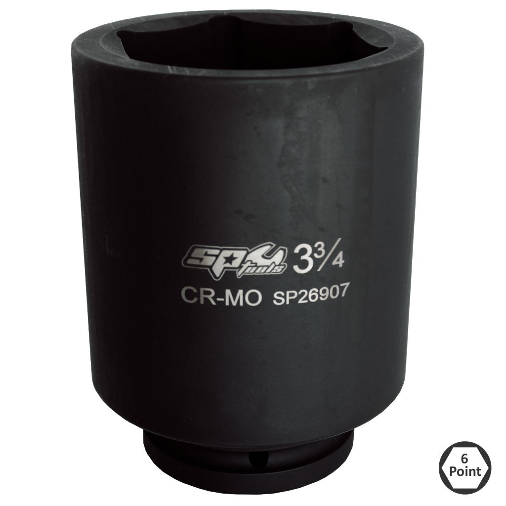 SOCKET IMPACT 1-1/2"DR 6PT DEEP SAE 4-1/8"
