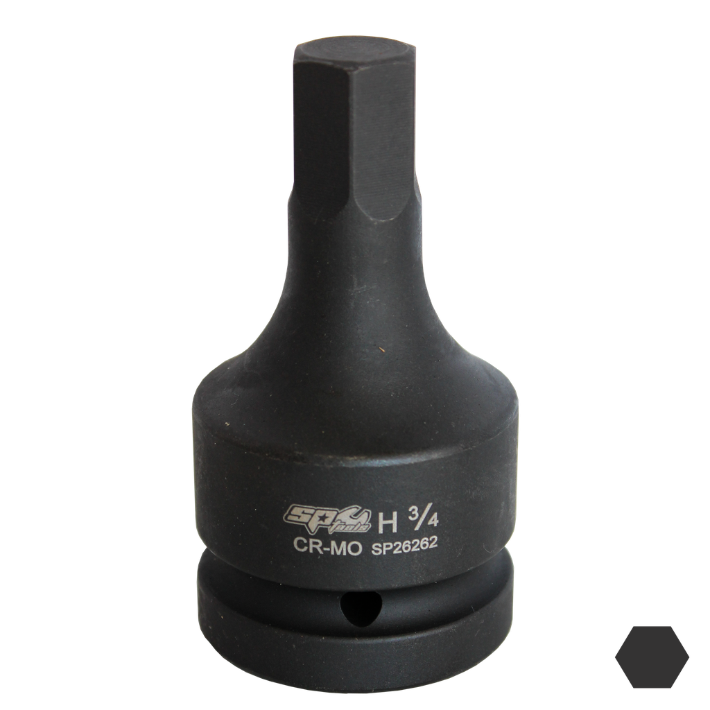 SOCKET IMPACT 1"DR INHEX SAE 1"