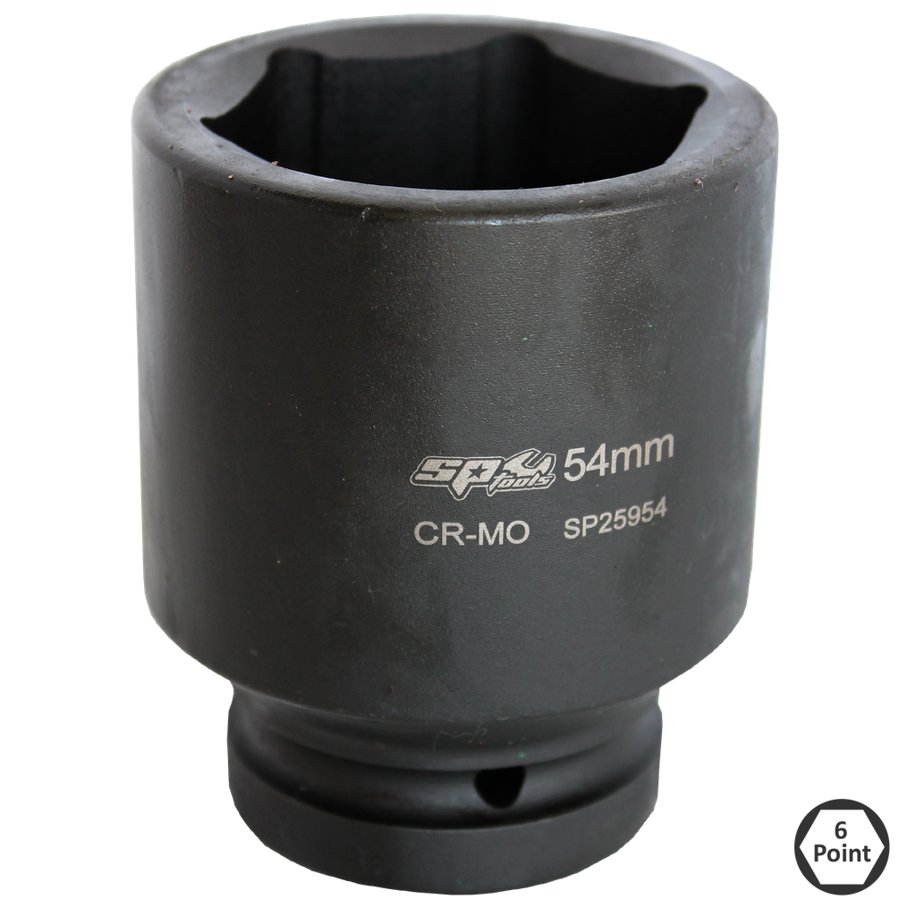 SOCKET IMPACT 1"DR 6PT DEEP METRIC 54MM