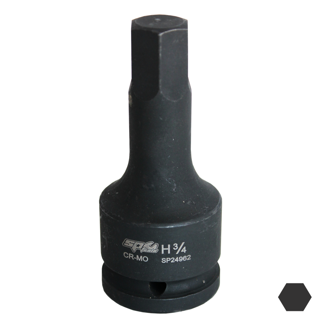 [SP24958] SOCKET IMPACT 3/4"DR INHEX SAE 1/2" SP TOOLS