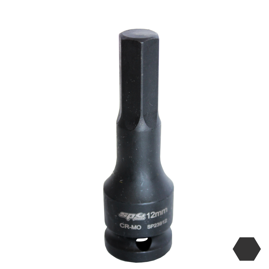 SOCKET IMPACT 1/2"DR INHEX METRIC 7MM SP TOOLS