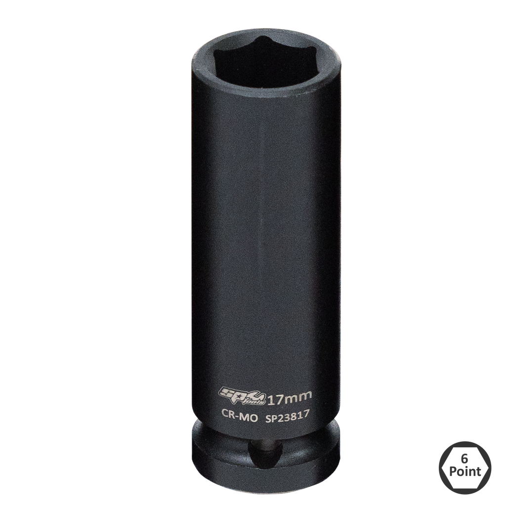 SOCKET IMPACT 1/2" DR 6PT DEEP METRIC 16MM