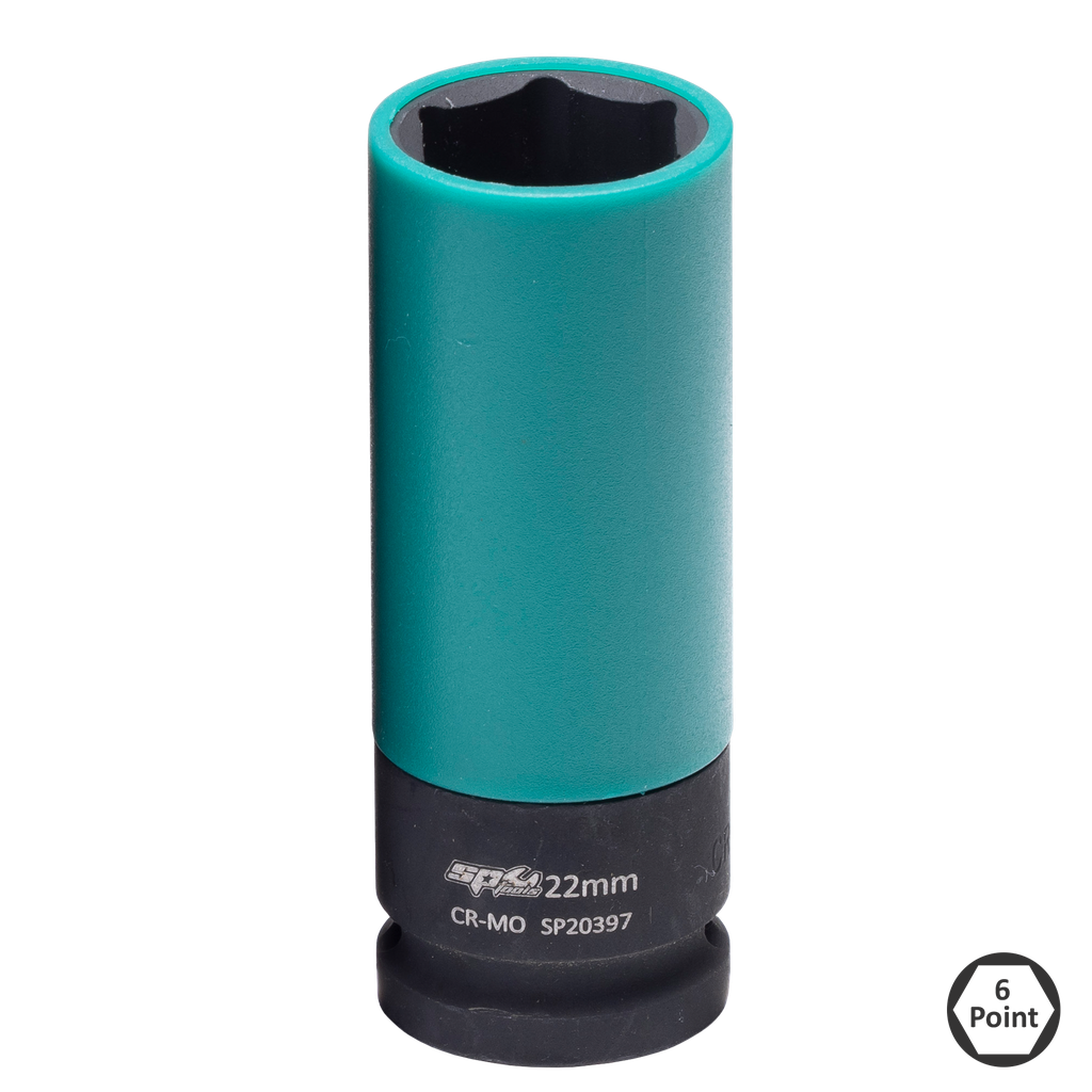SOCKET IMPACT 1/2''DR WHEEL NUT METRIC 24MM