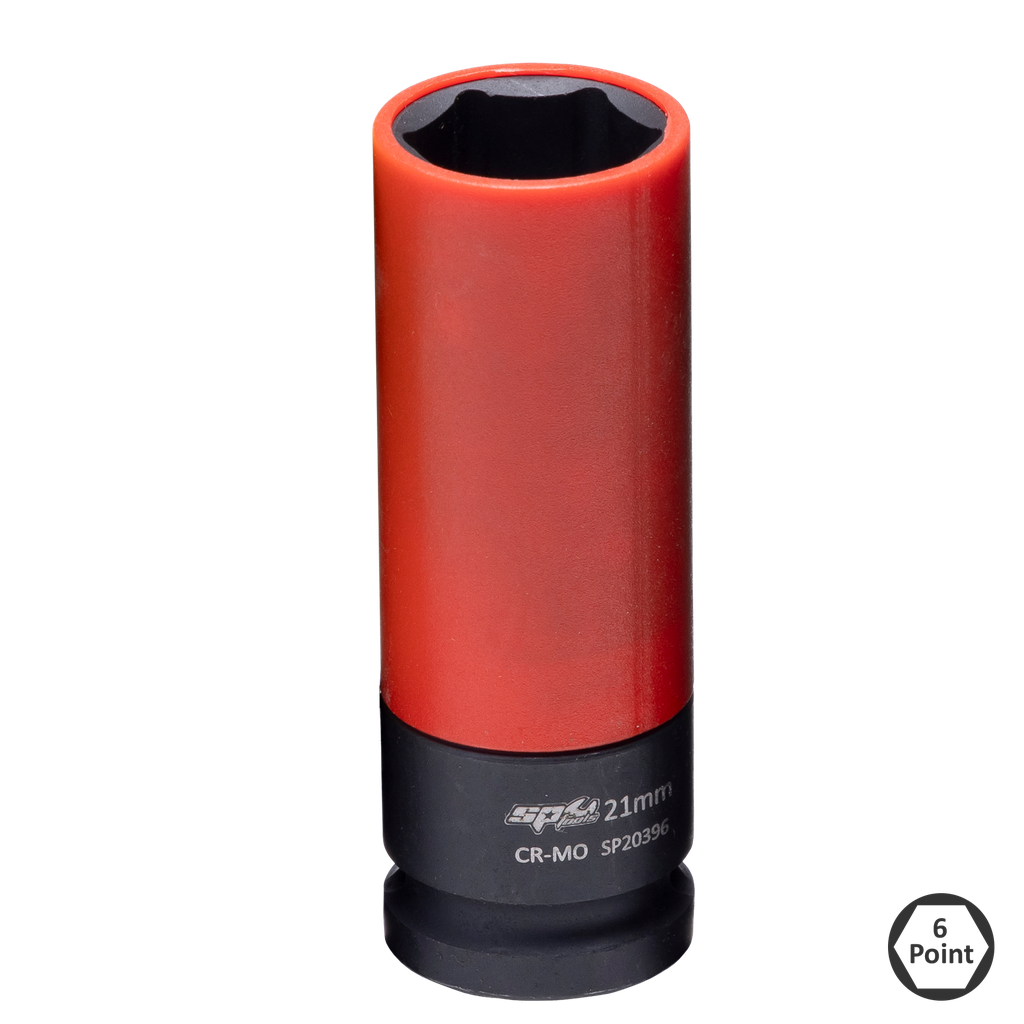 SOCKET IMPACT 1/2''DR WHEEL NUT METRIC 21MM