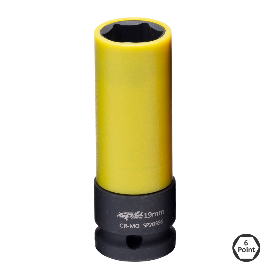 SOCKET IMPACT 1/2''DR WHEEL NUT METRIC 19MM