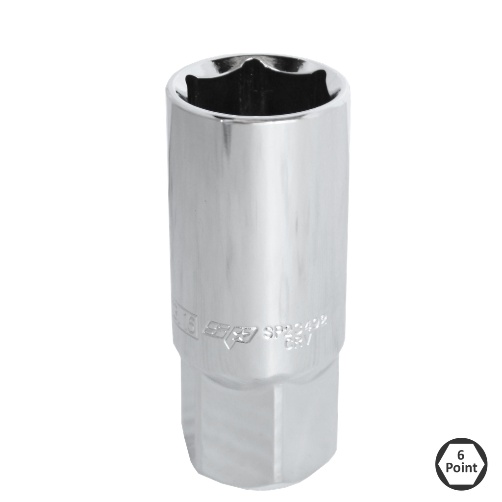 SOCKET - 1/2"DR SPARK PLUG 6PT SAE 13/16"