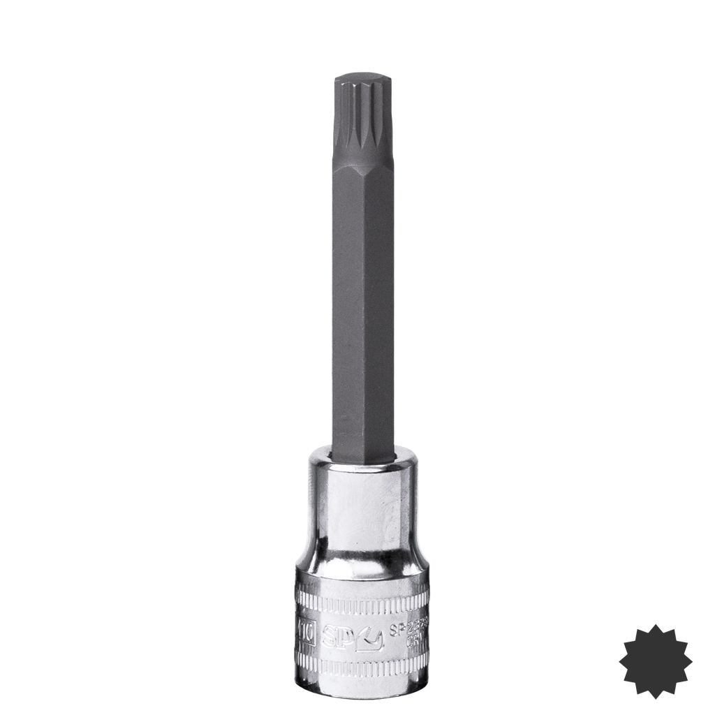 SOCKET - 1/2"DR SPLINE METRIC 10MM