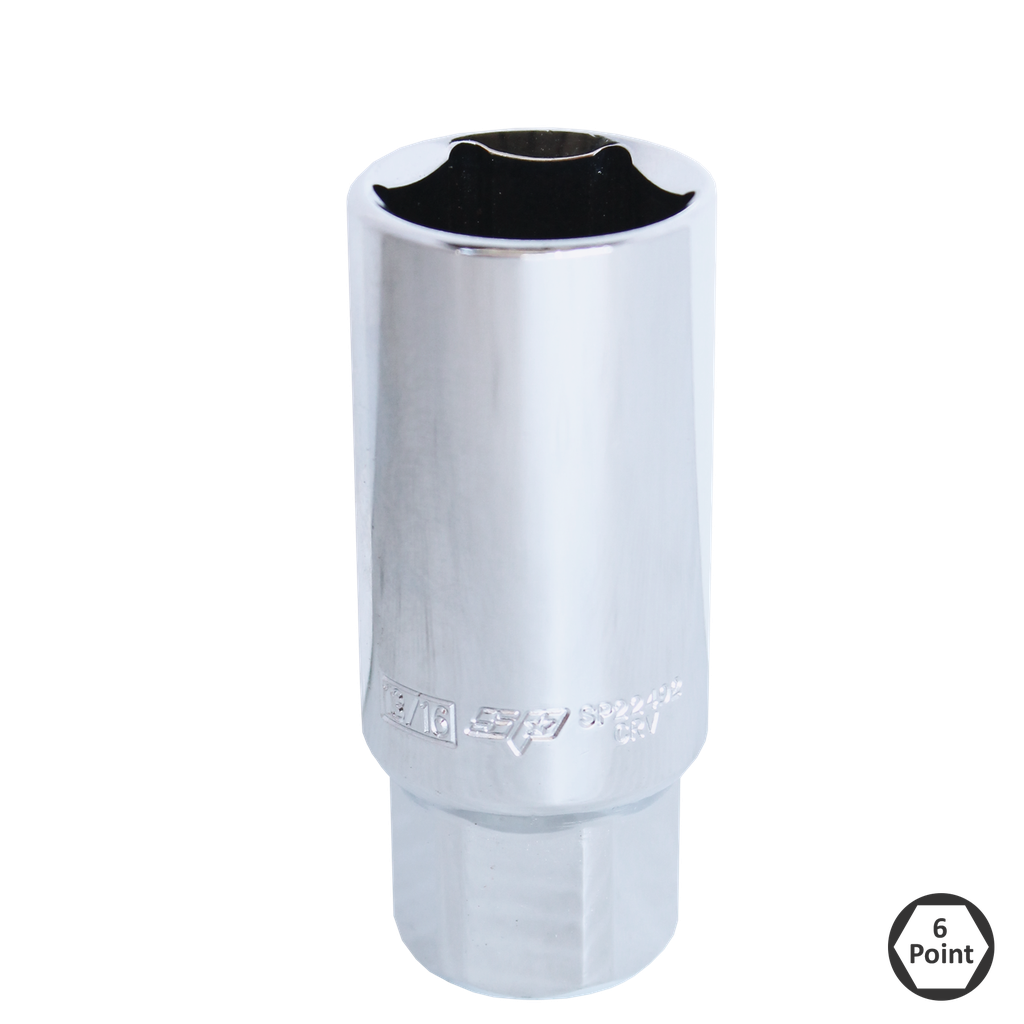SOCKET - 3/8"DR SPARK PLUG 6PT SAE 5/8"